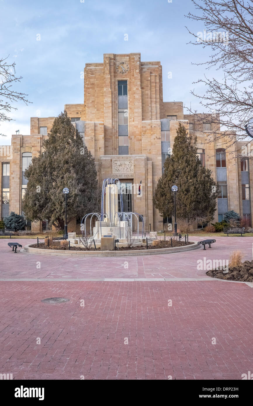 Boulder County Courthouse in Boulder, Colorado. Stockfoto