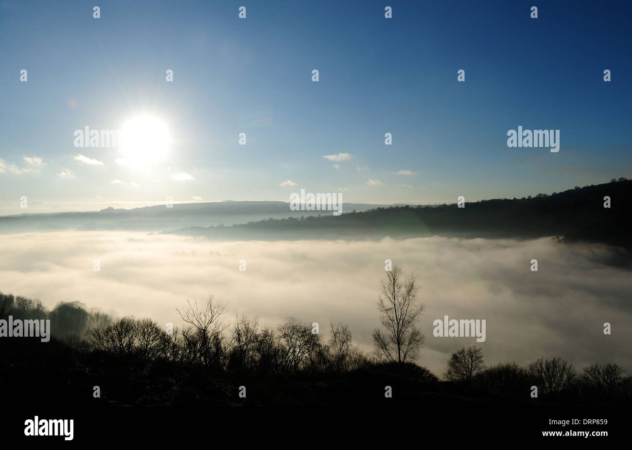 Landschaft anzeigen Derbyshire, UK. Stockfoto