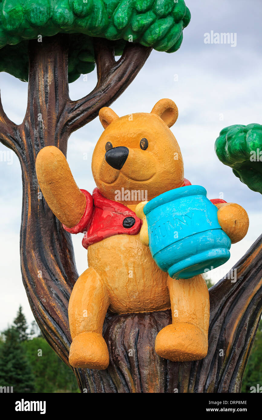 Winnie der Pooh, White River, Ontario, Kanada Stockfoto