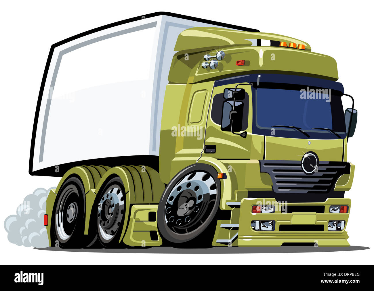 Cartoon LKW-Ladung Stockfoto