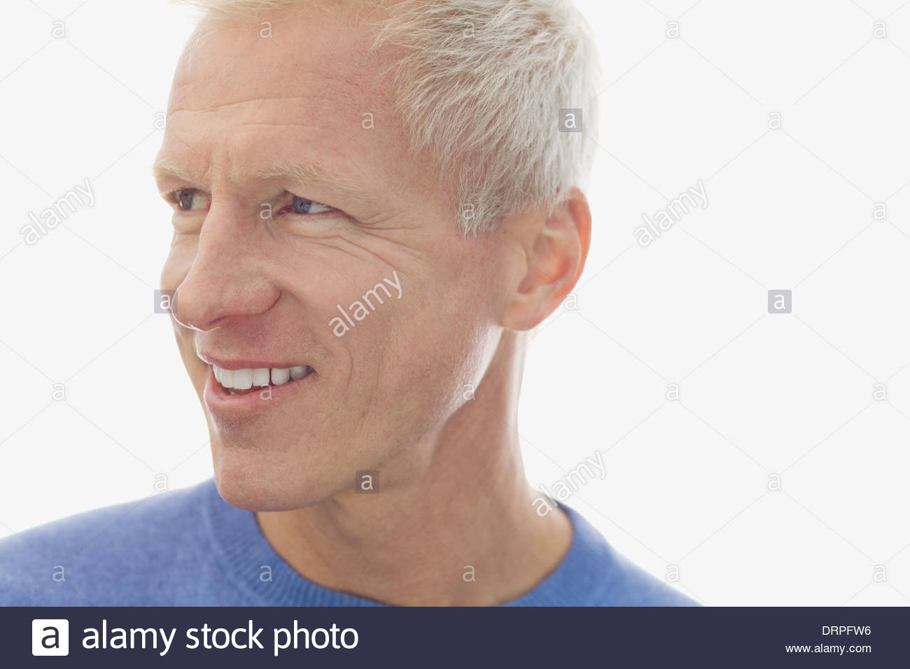 Close-up Portrait von nachdenklicher Mann Stockfoto