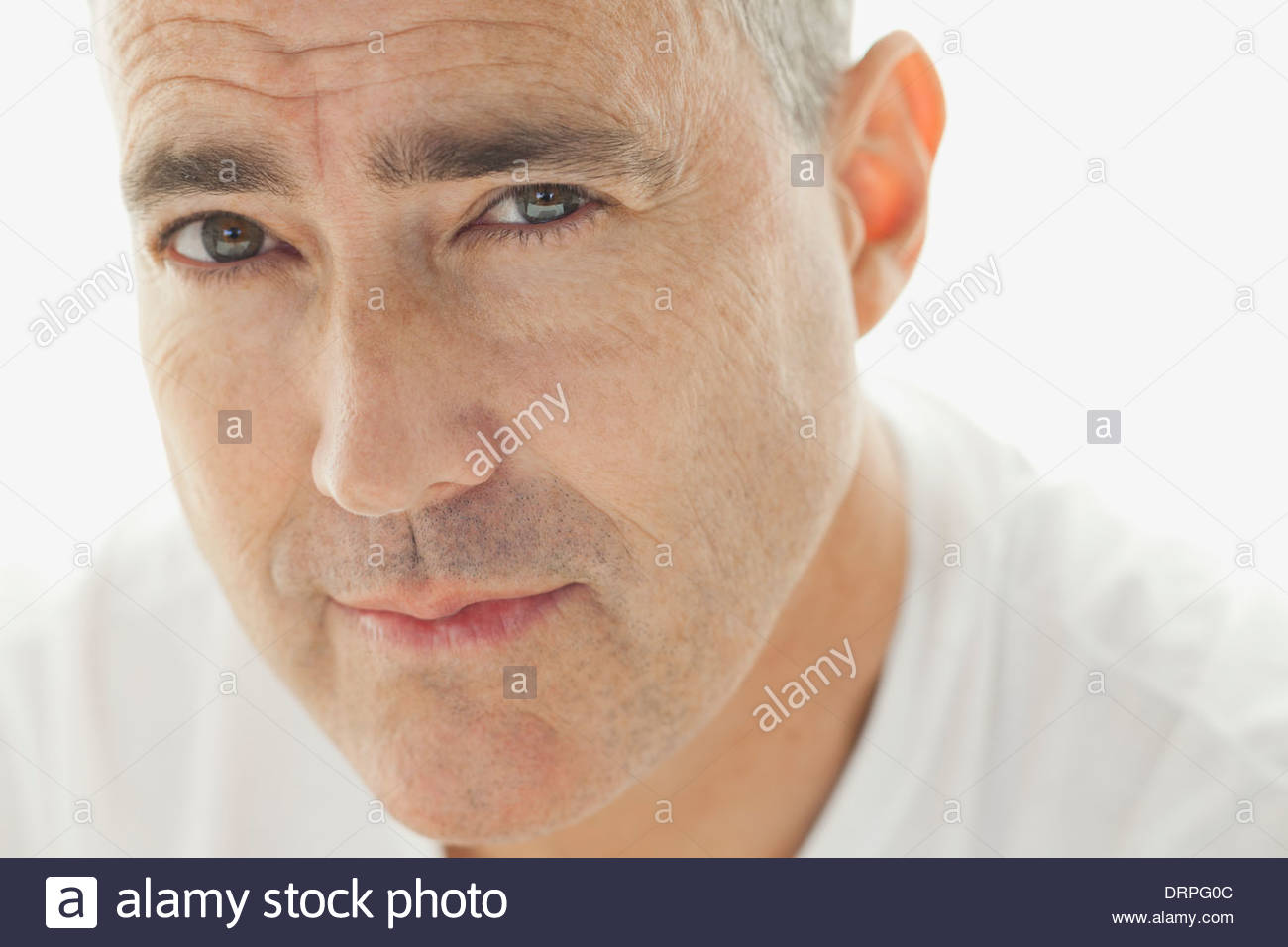 Close-up Portrait von zuversichtlich Mann Stockfoto