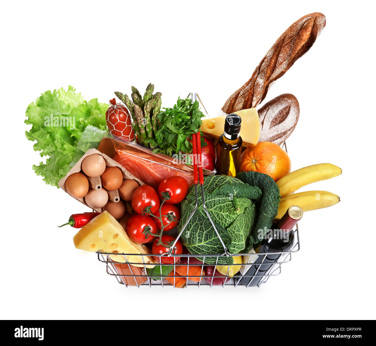 Verbraucher-Warenkorb Stockfoto