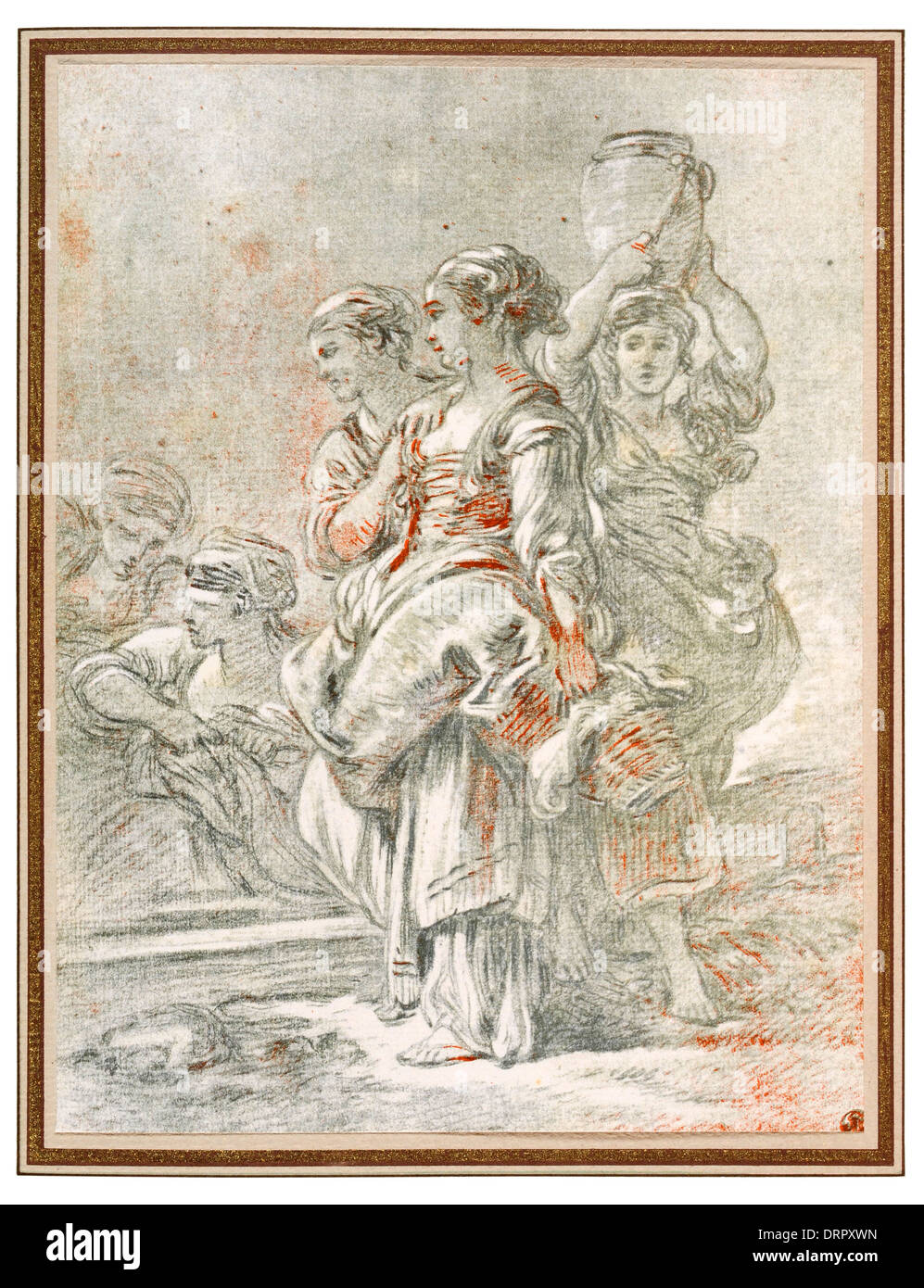 Szenen nach gemälden von francois boucher Fotos und Bildmaterial in