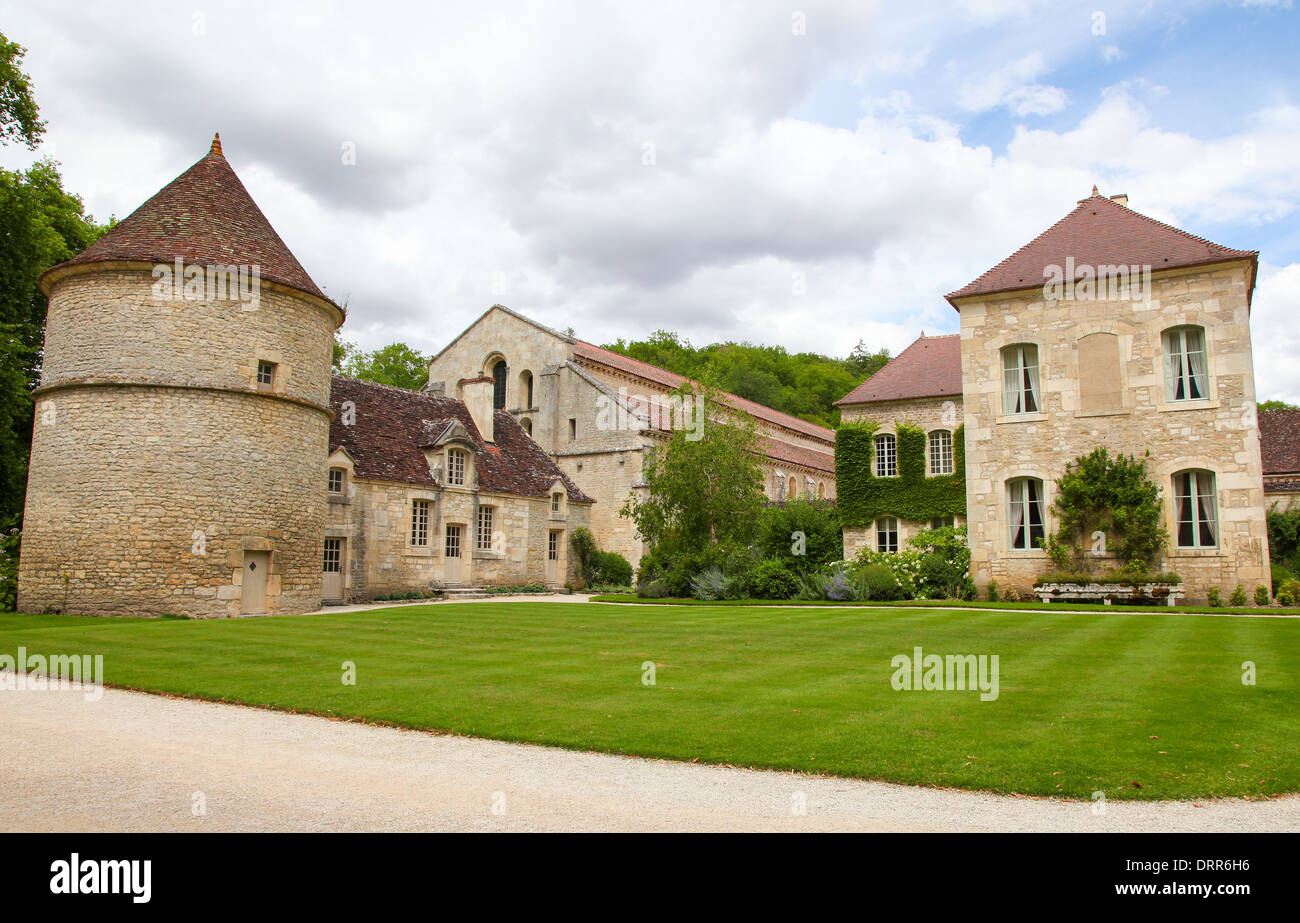 Abtei von Fontenay ist eine ehemalige Zisterzienserabtei befindet sich in der Gemeinde von Marmagne, im Département Côte-d ' or, Frankreich. Stockfoto