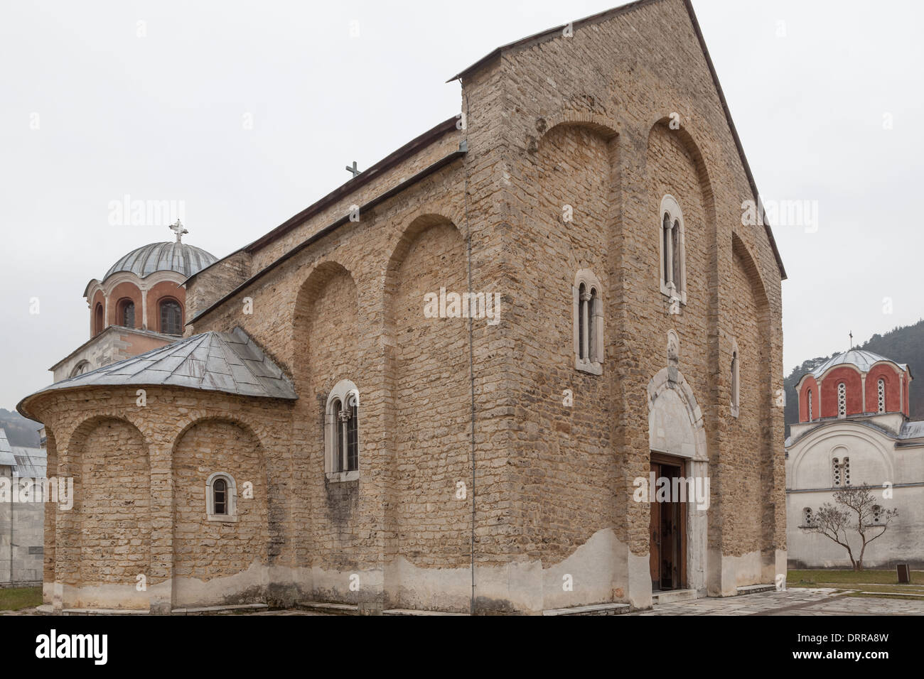 Kloster Studenica in Serbien Stockfoto