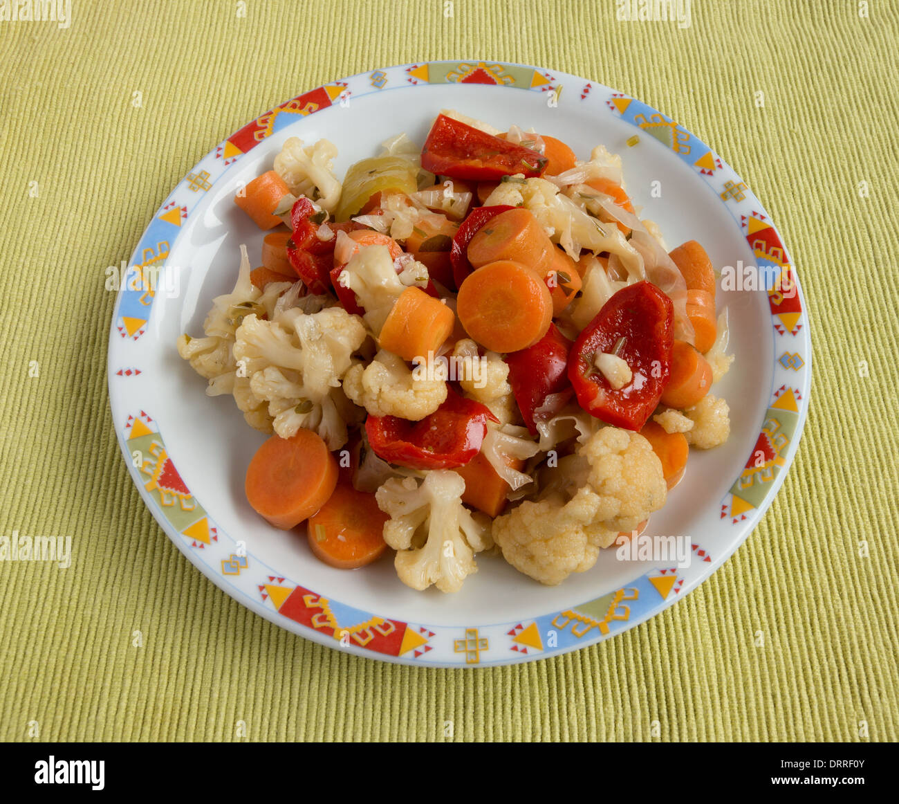 Eingelegtes Gemüse Stockfoto