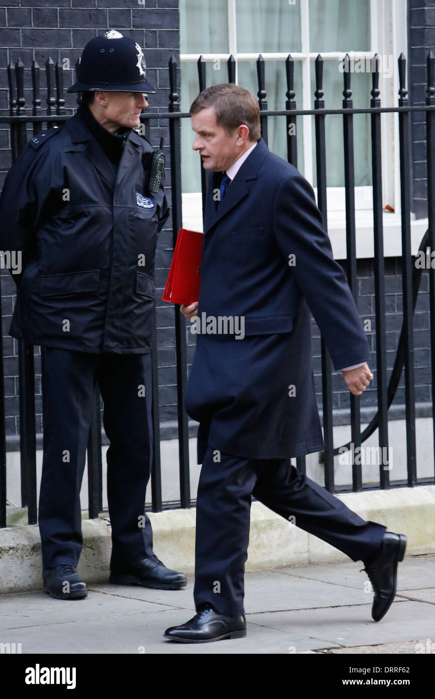 Welsh Secretary David Jones besucht der wöchentlichen Kabinettssitzung an Nummer 10 Downing Street 11. Dezember 2012 in London Großbritannien. Stockfoto