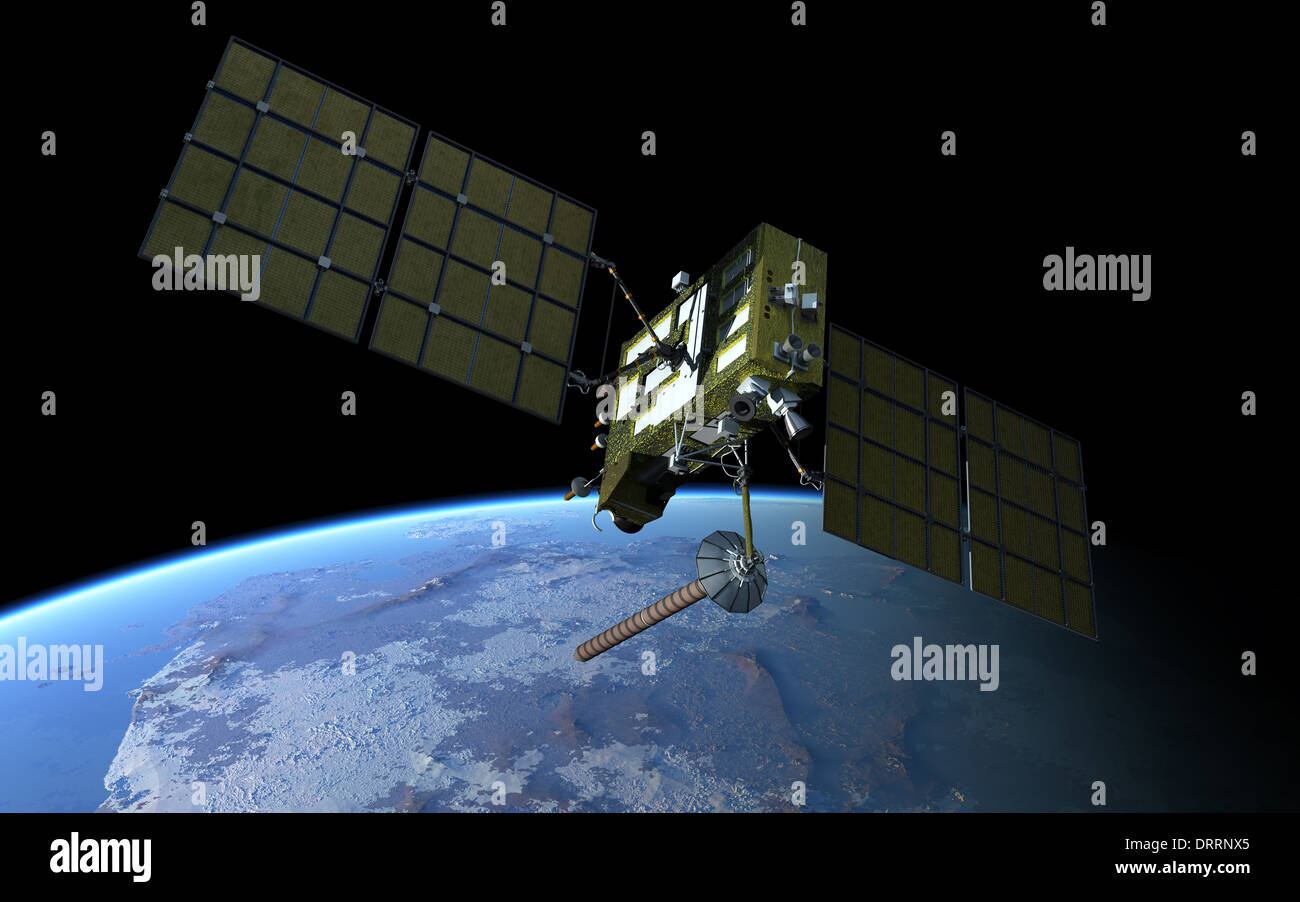 Moderne Navigation satellite Stockfoto