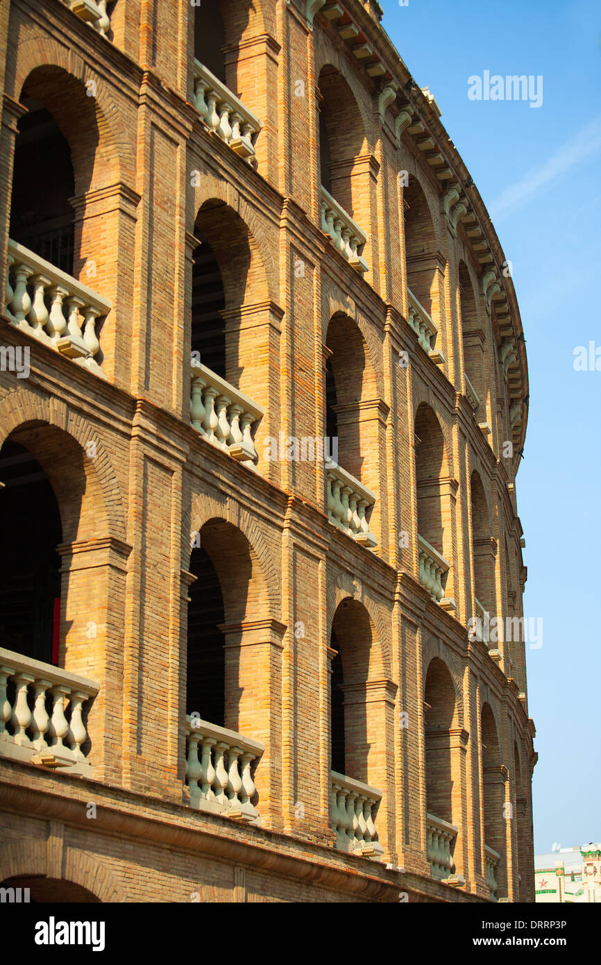 Plaza de Toros de Valencia Stierkampfarena in Spanien Stockfoto