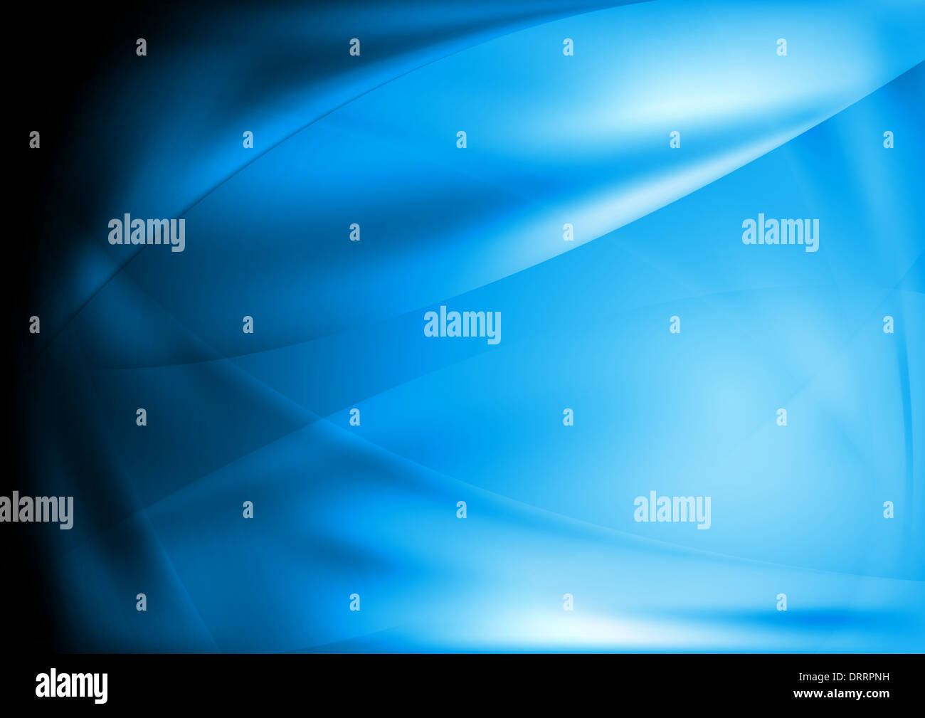 Glatte Welle Blau design Stockfoto