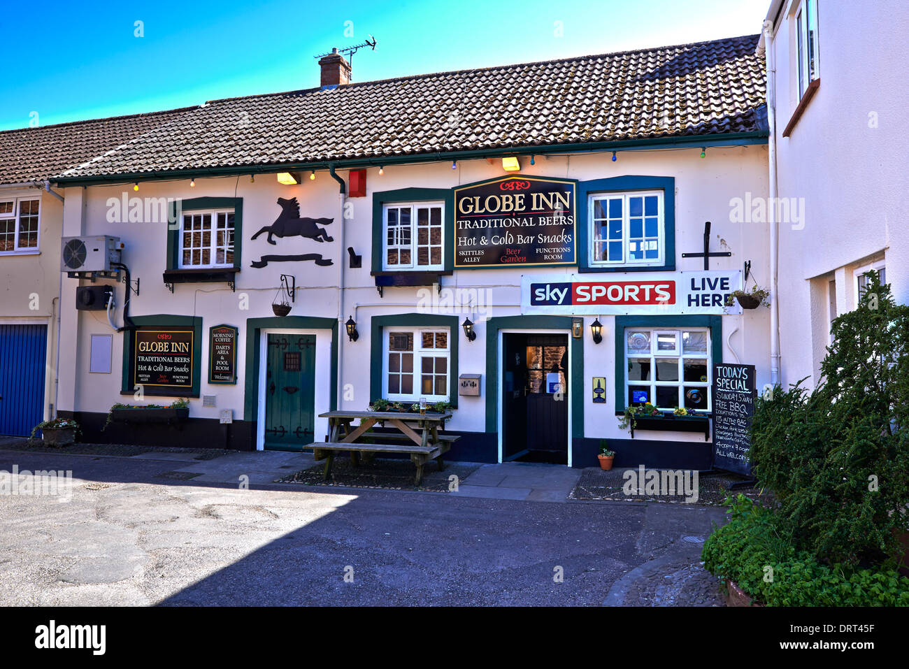 Cannington ist ein Dorf und Zivilgemeinde 3 Meilen (5 km) nordwestlich von Bridgwater in der Sedgemoor Bezirk Somerset Stockfoto