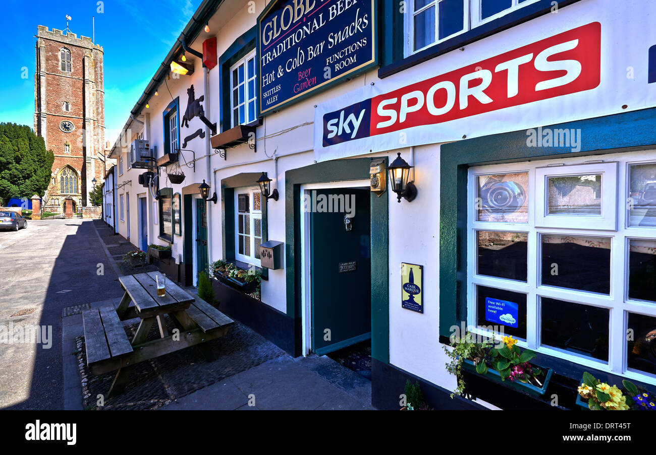 Cannington ist ein Dorf und Zivilgemeinde 3 Meilen (5 km) nordwestlich von Bridgwater in der Sedgemoor Bezirk Somerset Stockfoto