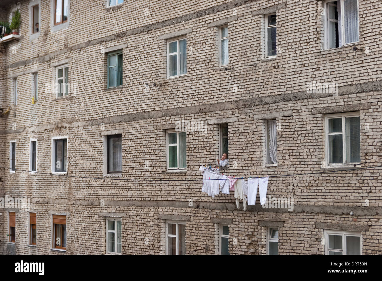 "Gaumen", Leben Häuser des armen albanischen Volkes, Fushe Arrez, Albanien Stockfoto