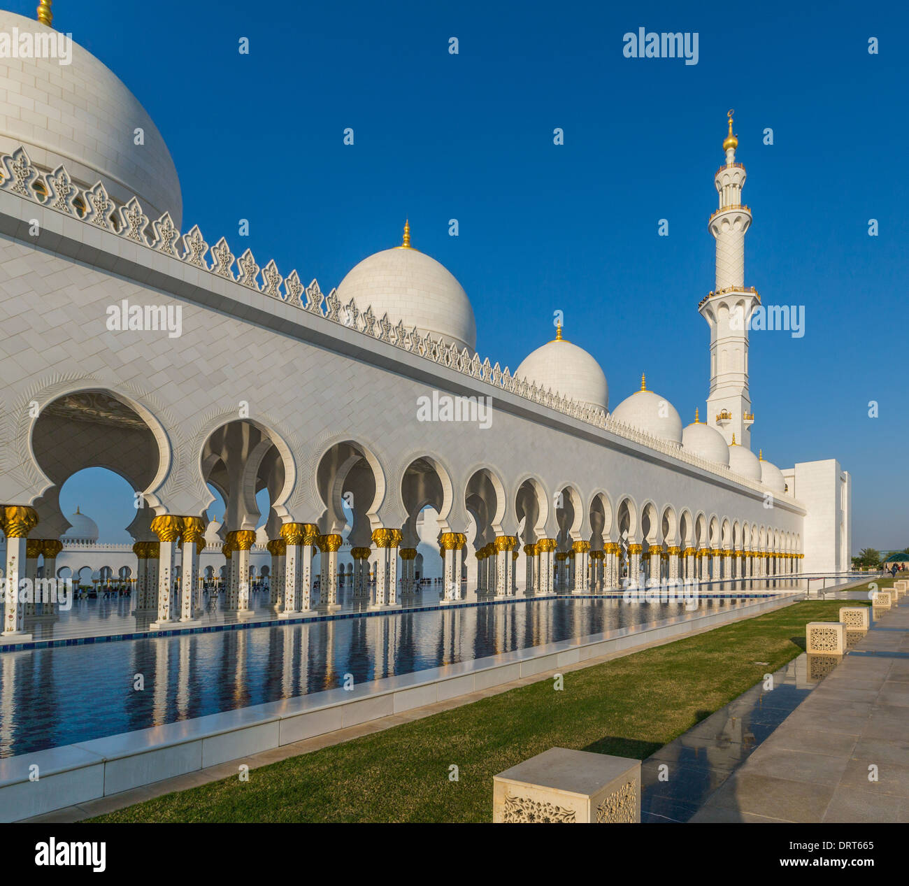 Sheikh Zayed Grand Moschee Stockfoto