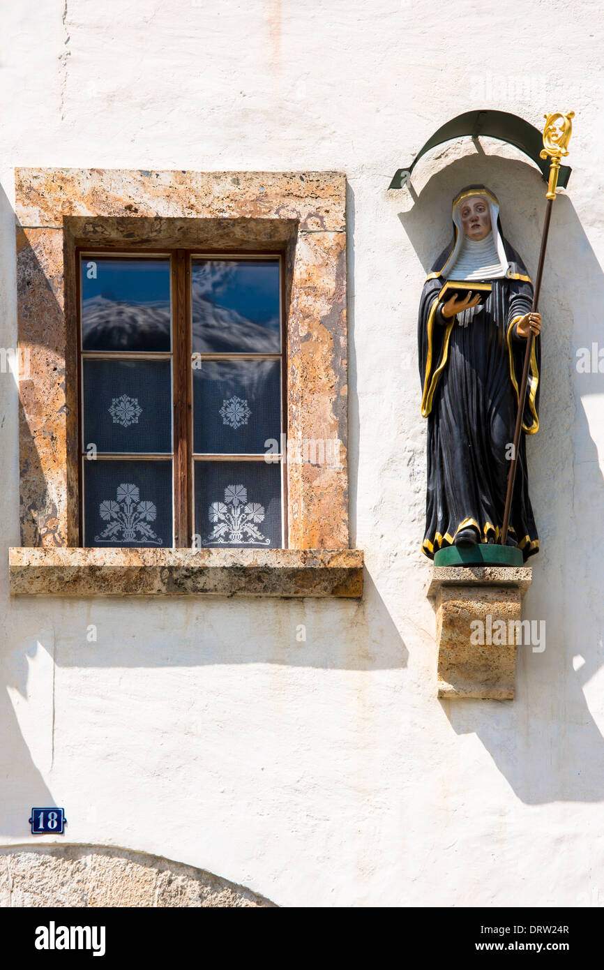 Kloster St. Johann, Baselgia San Jon, ein Benediktinerkloster in Müstair, Schweiz Stockfoto