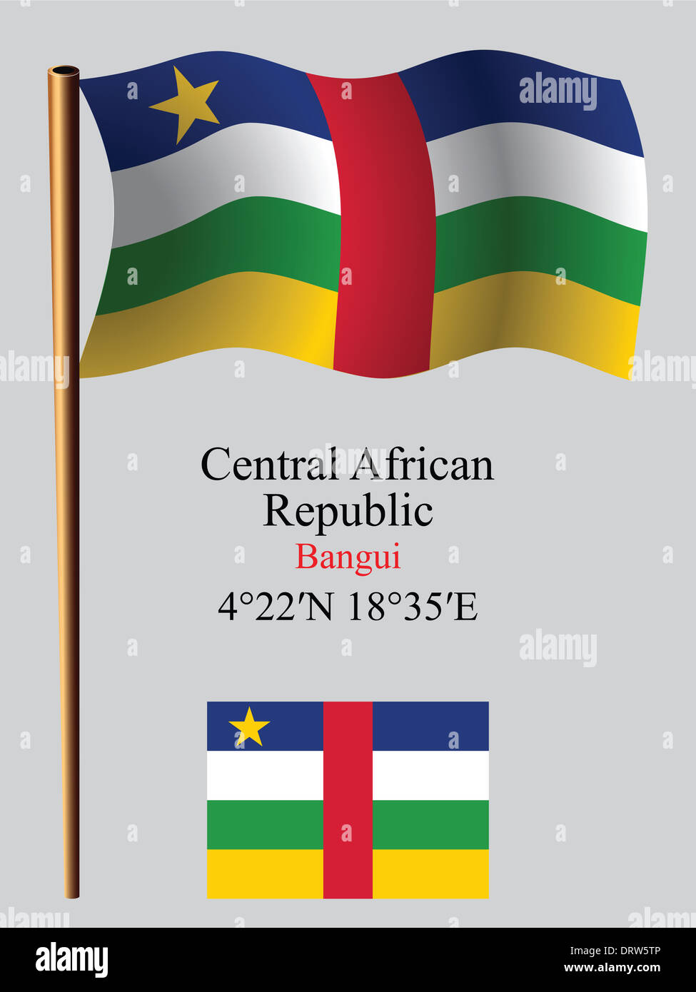 Geographie afrika flagge bangui Fotos und Bildmaterial in hoher Auflösung Alamy
