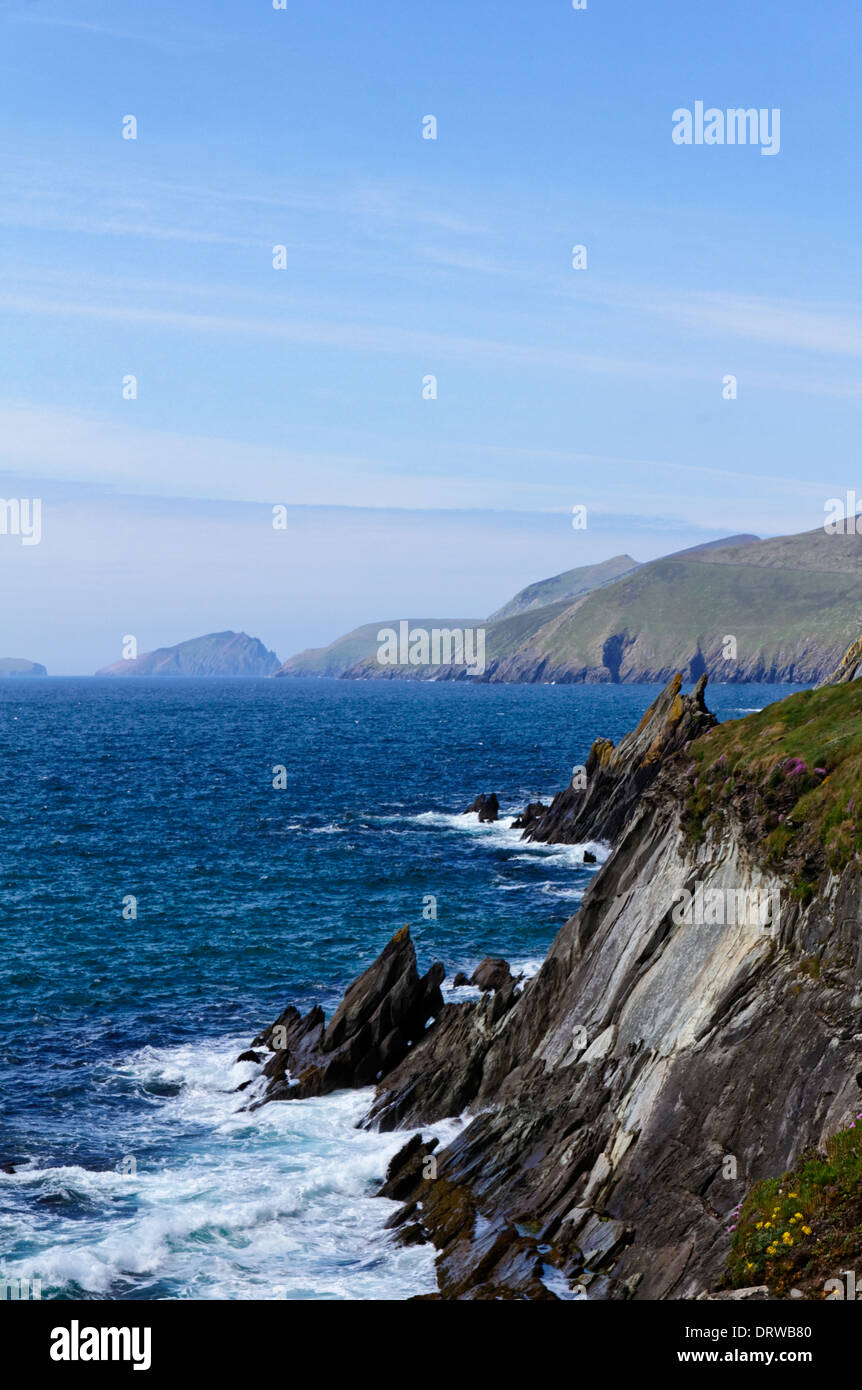 Die Küste der Halbinsel Dingle im County Kerry, Irland Stockfoto