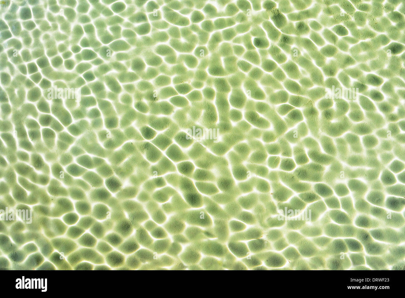 Hintergrund des Wasser kräuselt sich Texturen auf einem Teich Stockfoto