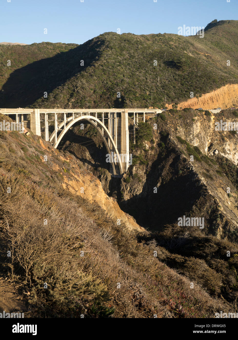 Bixby Bridge auf dem California coastal Highway USA Stockfoto