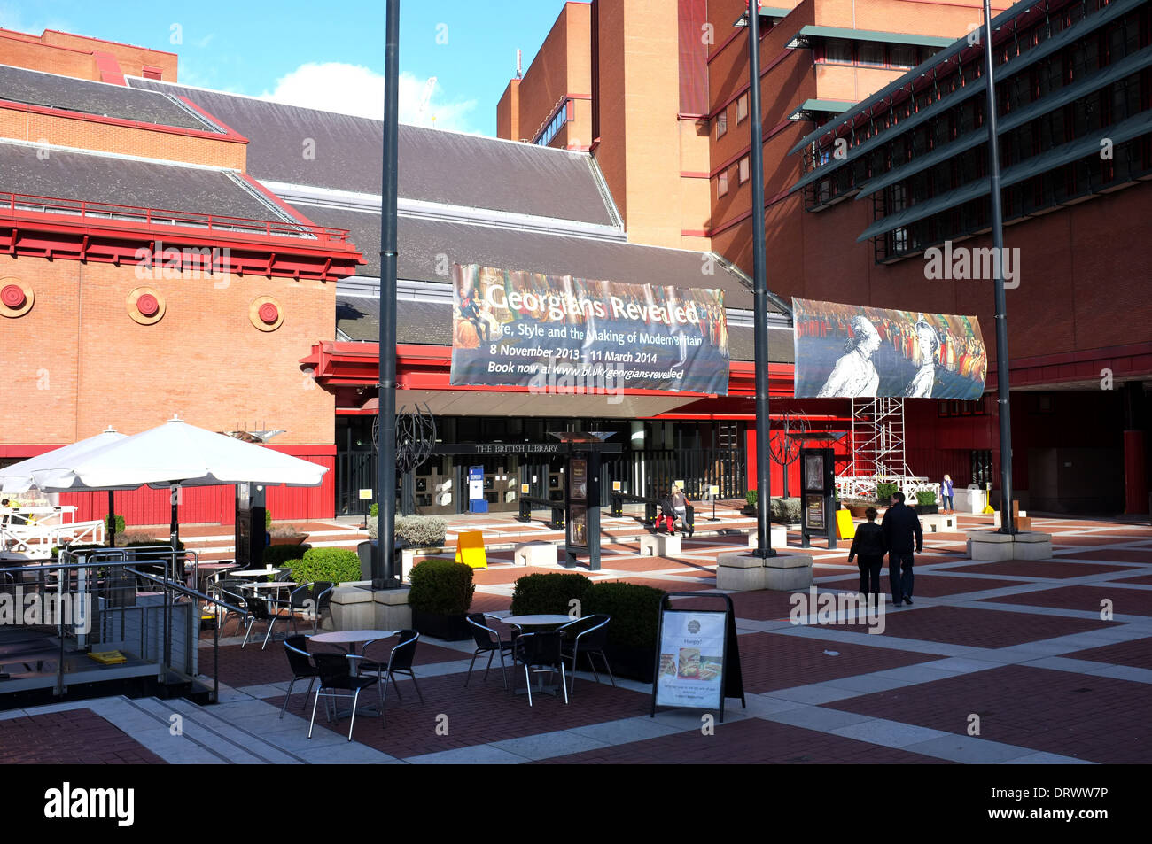 die british Library in Euston Road London nw1 uk Stockfoto