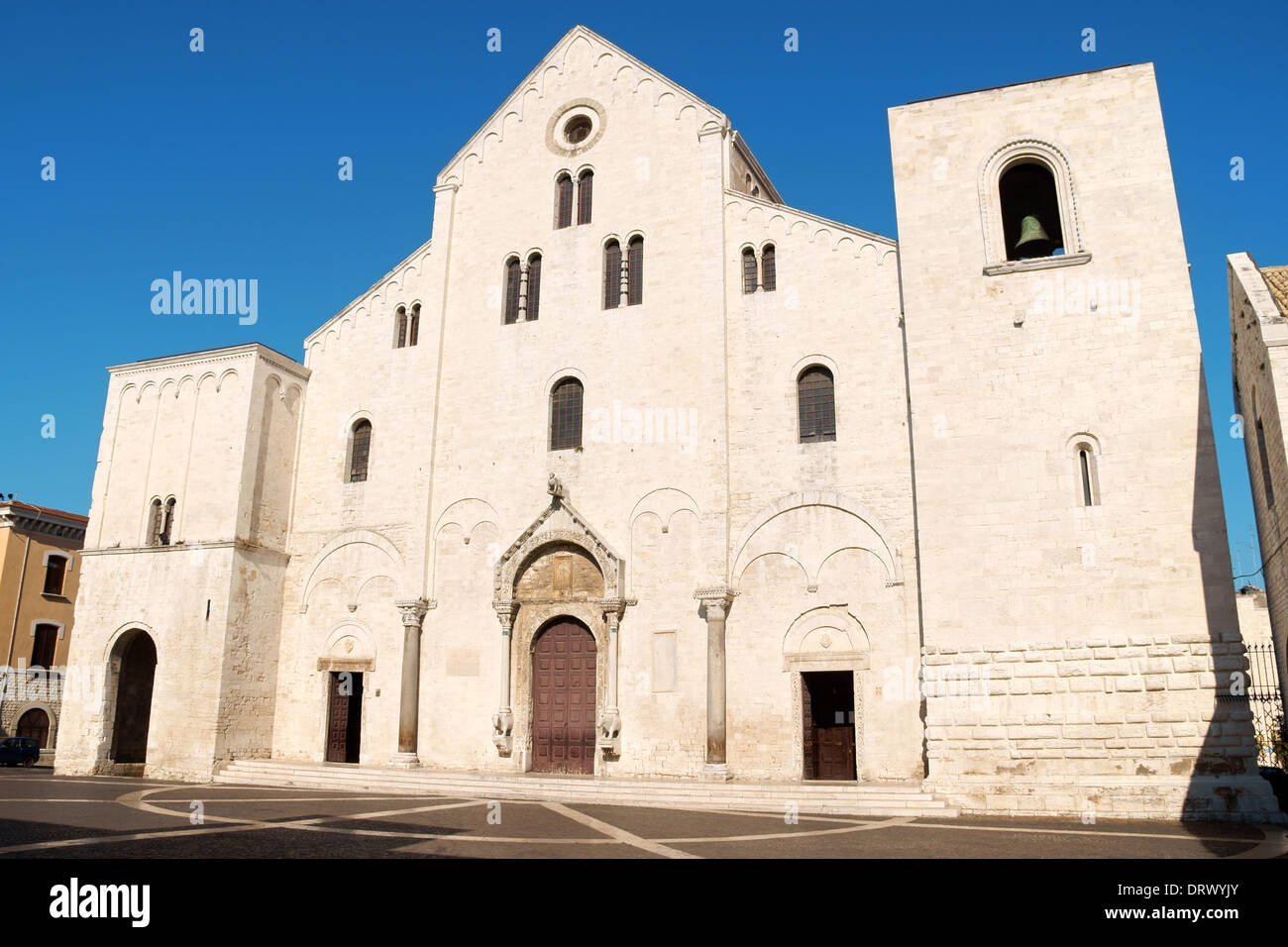 Die Basilika des Heiligen Nikolaus in Bari, Apulien, Italien Stockfoto