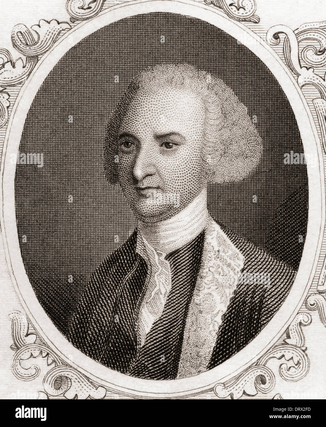 John Dickinson, 1732-1808. US-amerikanischer Anwalt und Politiker aus Philadelphia, Pennsylvania und Wilmington, Delaware Stockfoto