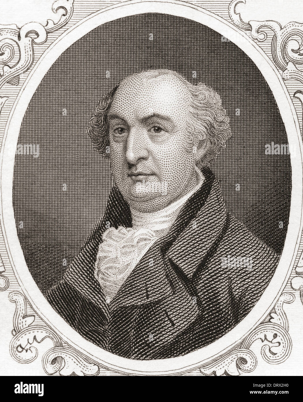 Gouverneur Morris, 1752 –1816. US-amerikanischer Politiker und Gründervater der Vereinigten Staaten von Amerika Stockfoto