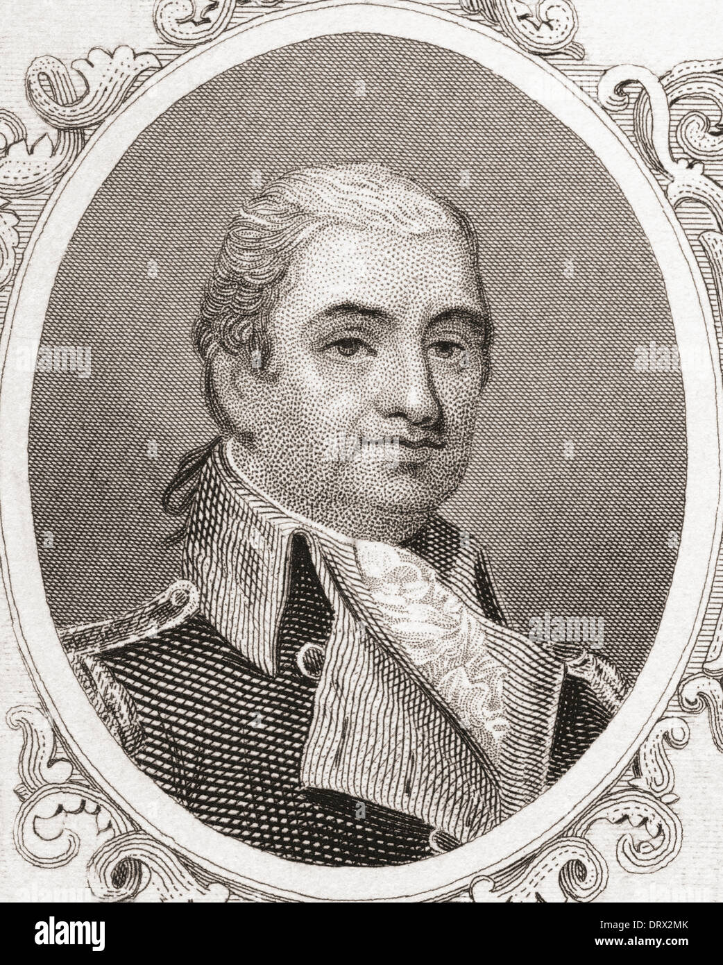 Henry Knox, 1750 –1806. Offizier der Continental und United States Army und erste United States Secretary of War Stockfoto