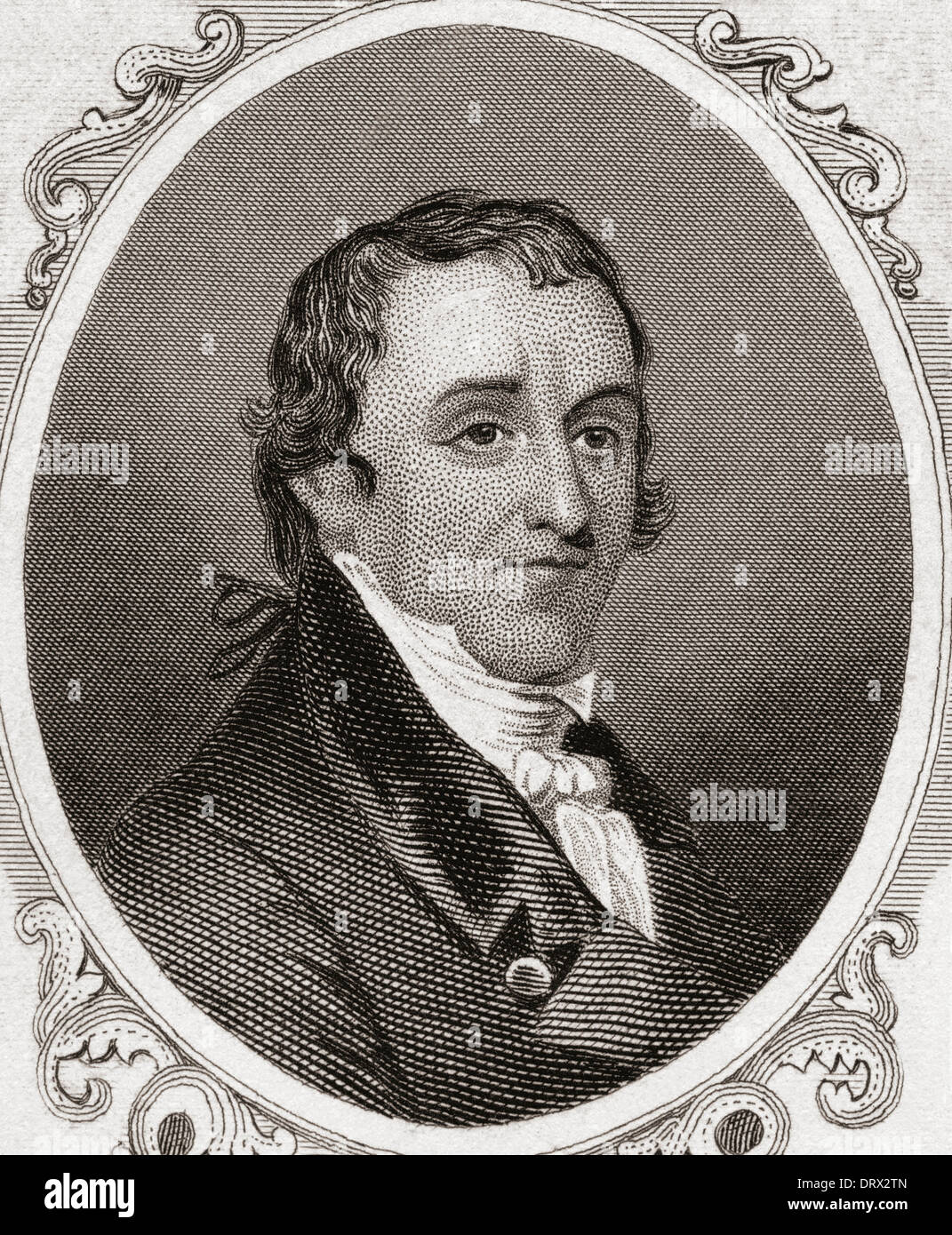 Fisher Ames, 1758 – 1808. Vertretung im Kongress Vereinigten Staaten von der 1. Congressional District of Massachusetts. Stockfoto