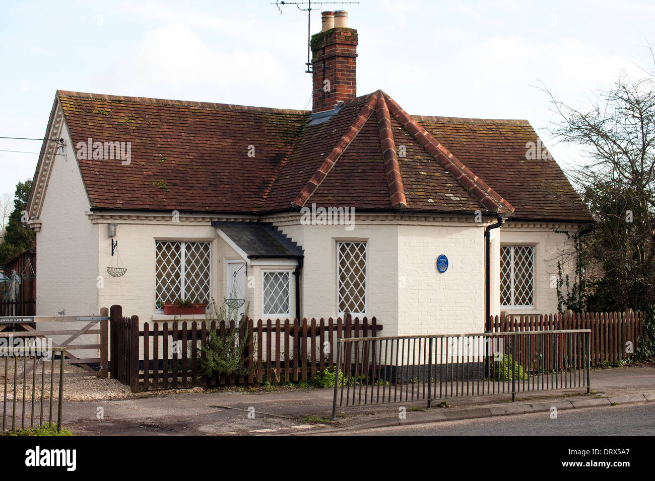 Gunville Gate House, Southampton Road, Romsey, Hampshire, England, Vereinigtes Königreich. Stockfoto