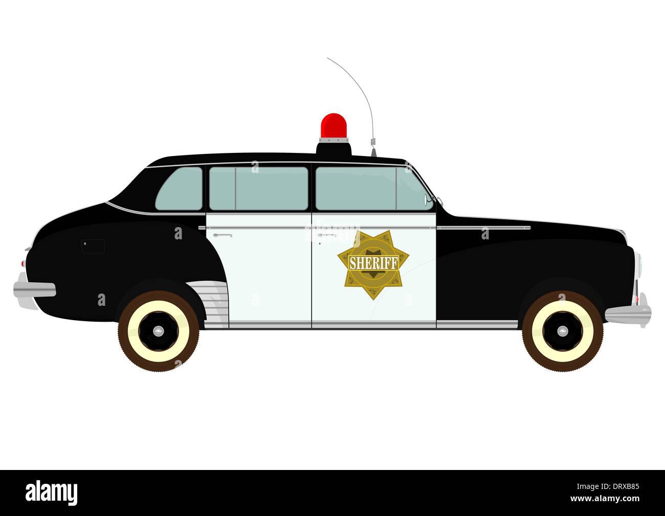 Polizei-Auto Stockfoto