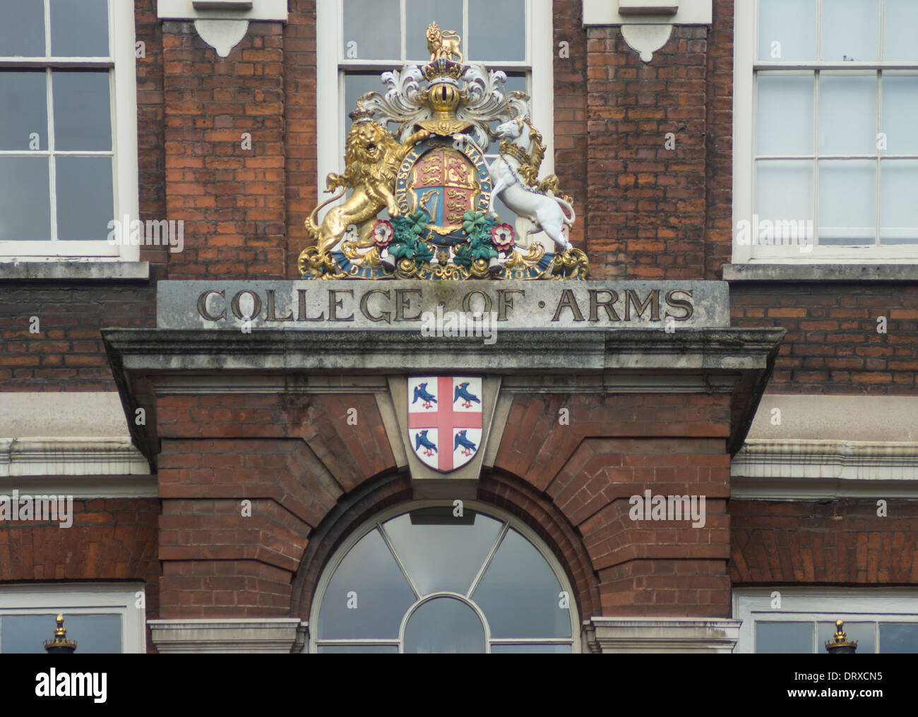 Das College of Arms in der City of london Stockfoto