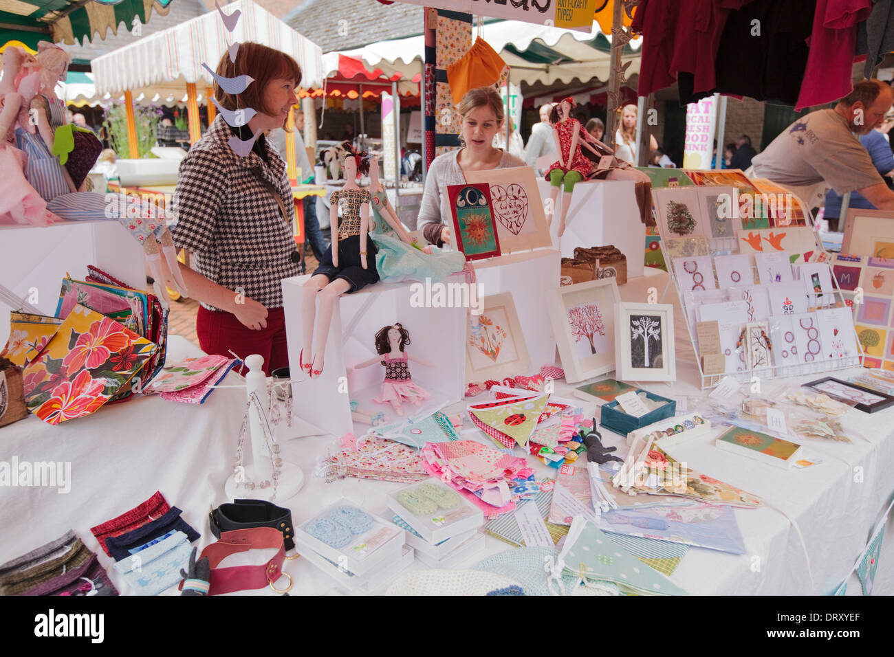 Bauernmarkt in Stroud, Gloucestershire UK Stockfoto