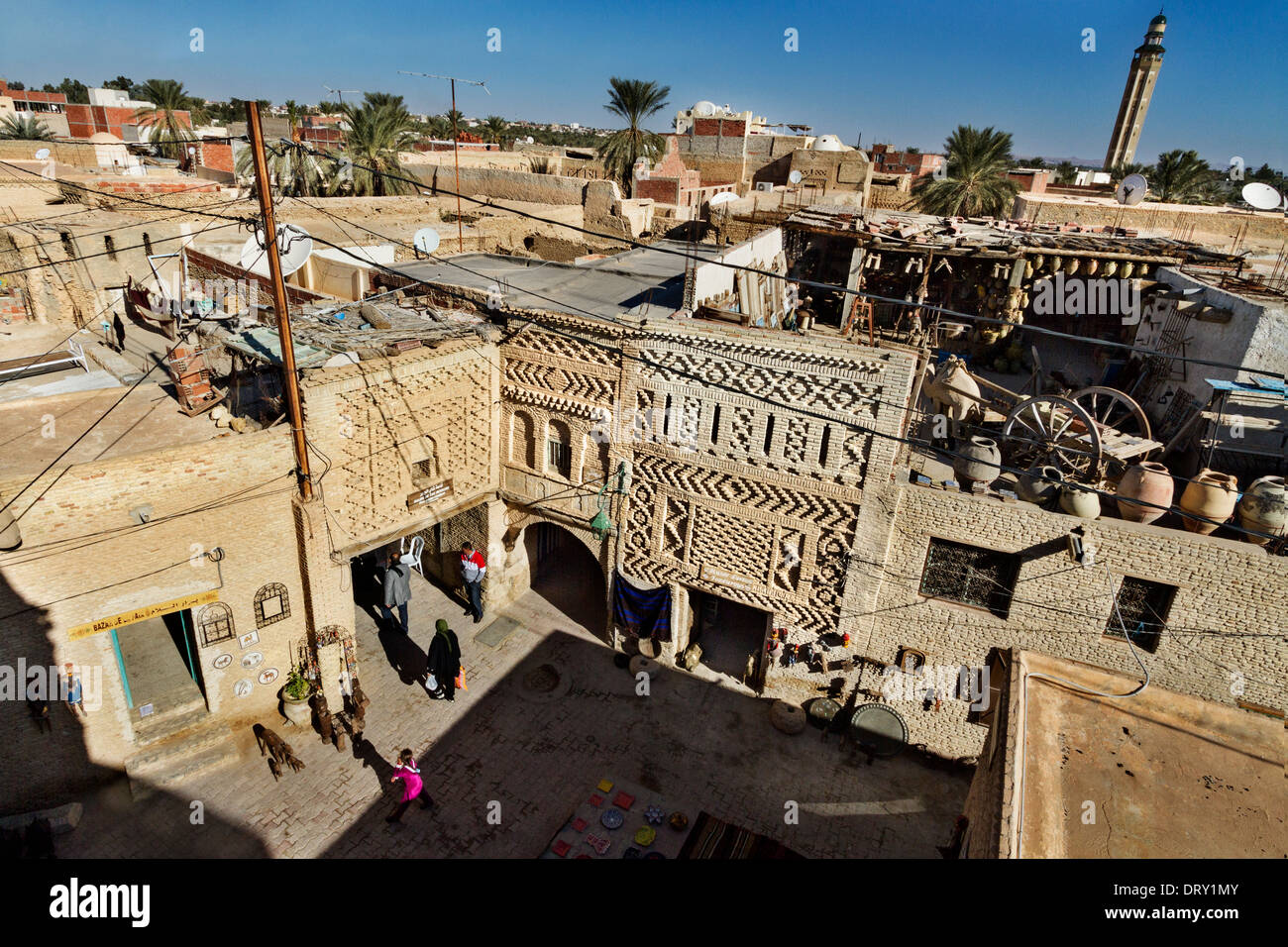 Medina von Tozeur Stockfoto