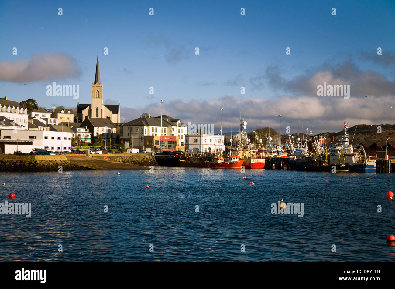 Killybegs Fischereihafen County Donegal Ireland Stockfoto