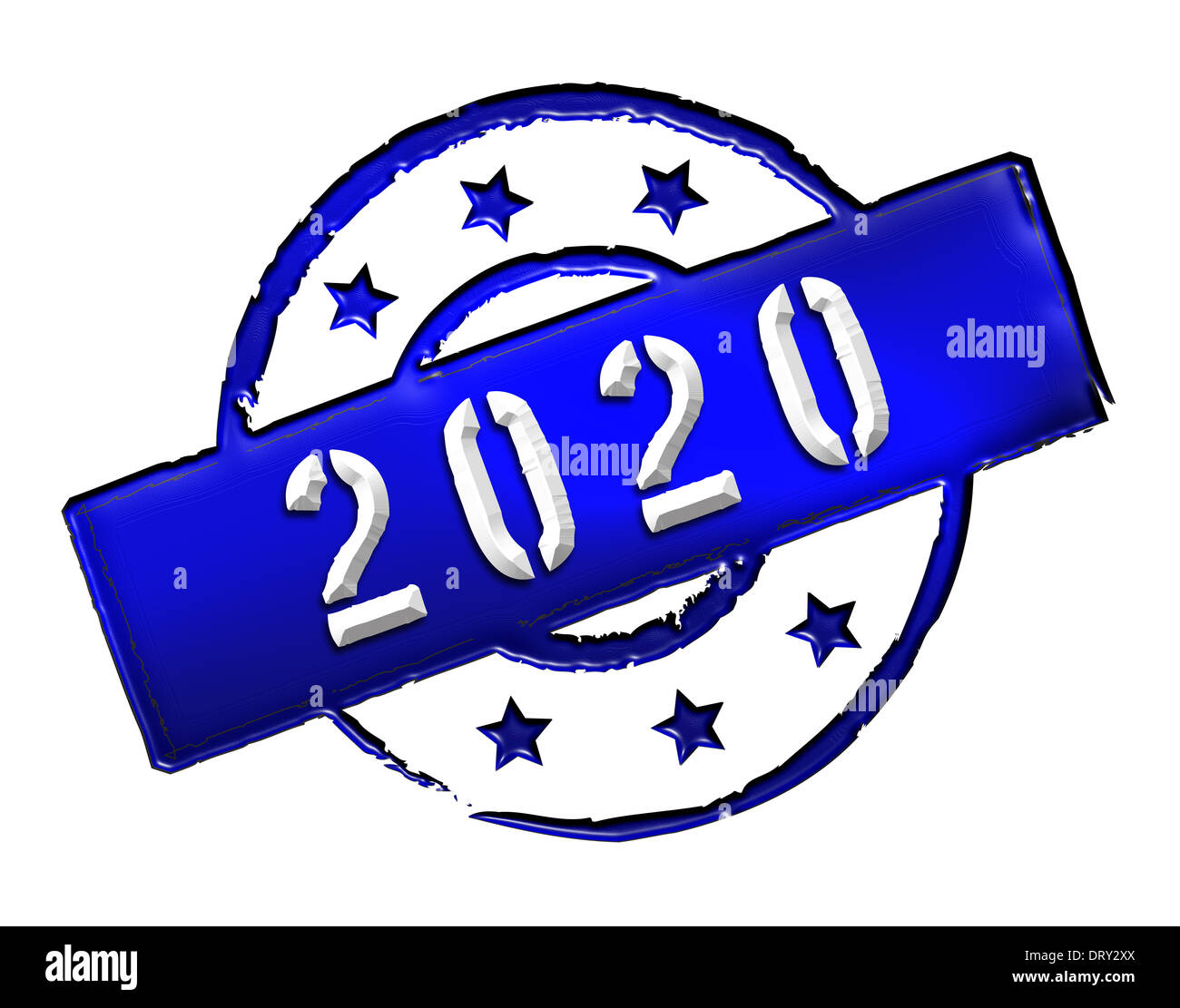 2020 - Stempel Stockfoto