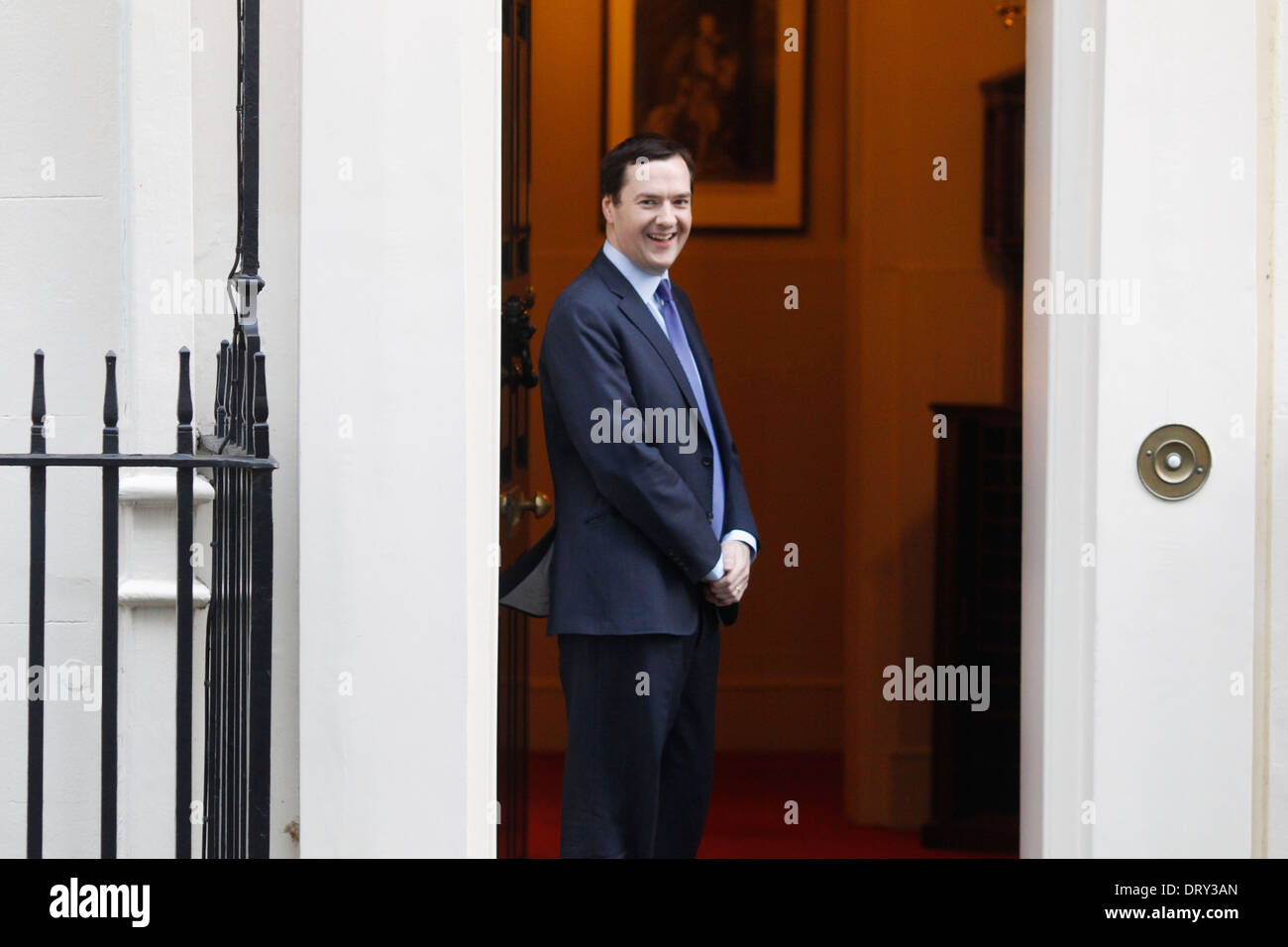 Die britische Schatzkanzler, George Osborne Stockfoto