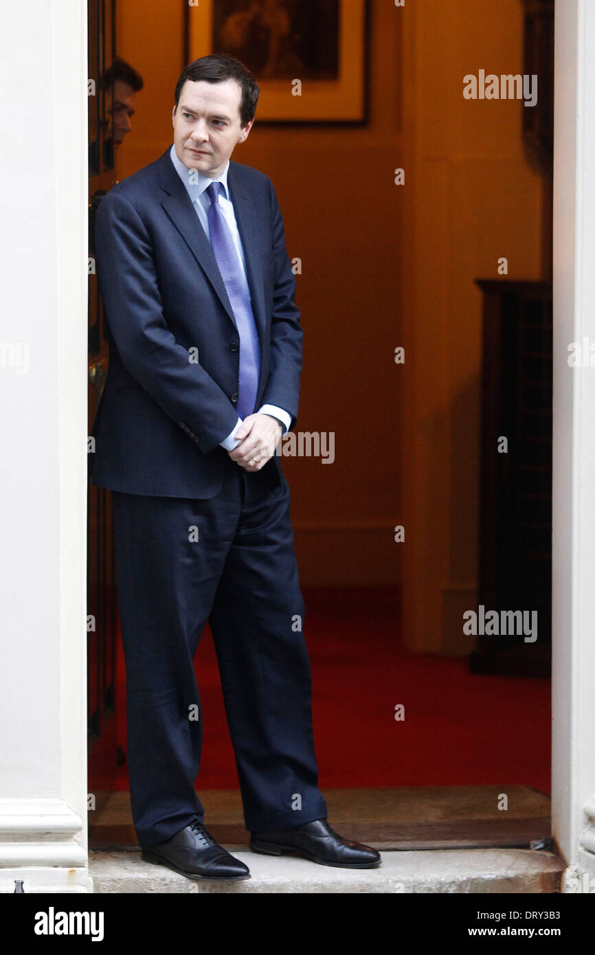 Die britische Schatzkanzler, George Osborne Stockfoto