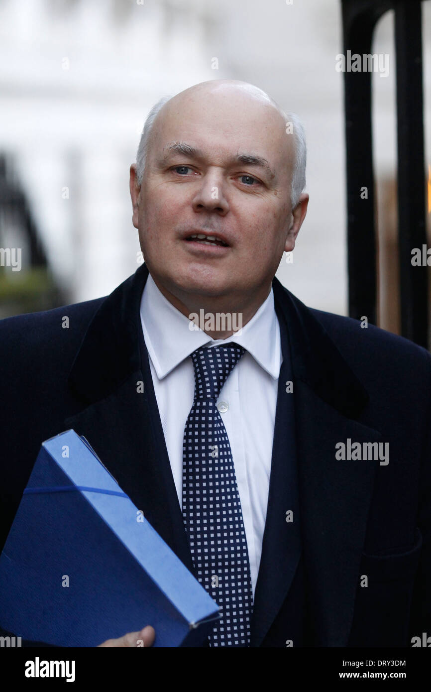 wöchentlichen Kabinettssitzung im No: 10 Downing Street Stockfoto