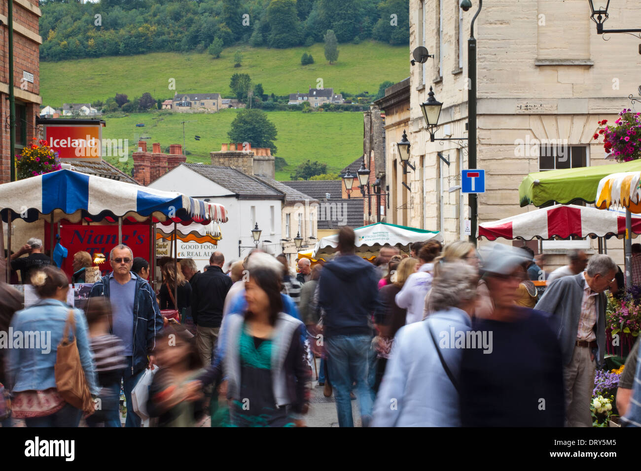 Bauernmarkt in Stroud, Gloucestershire UK Stockfoto