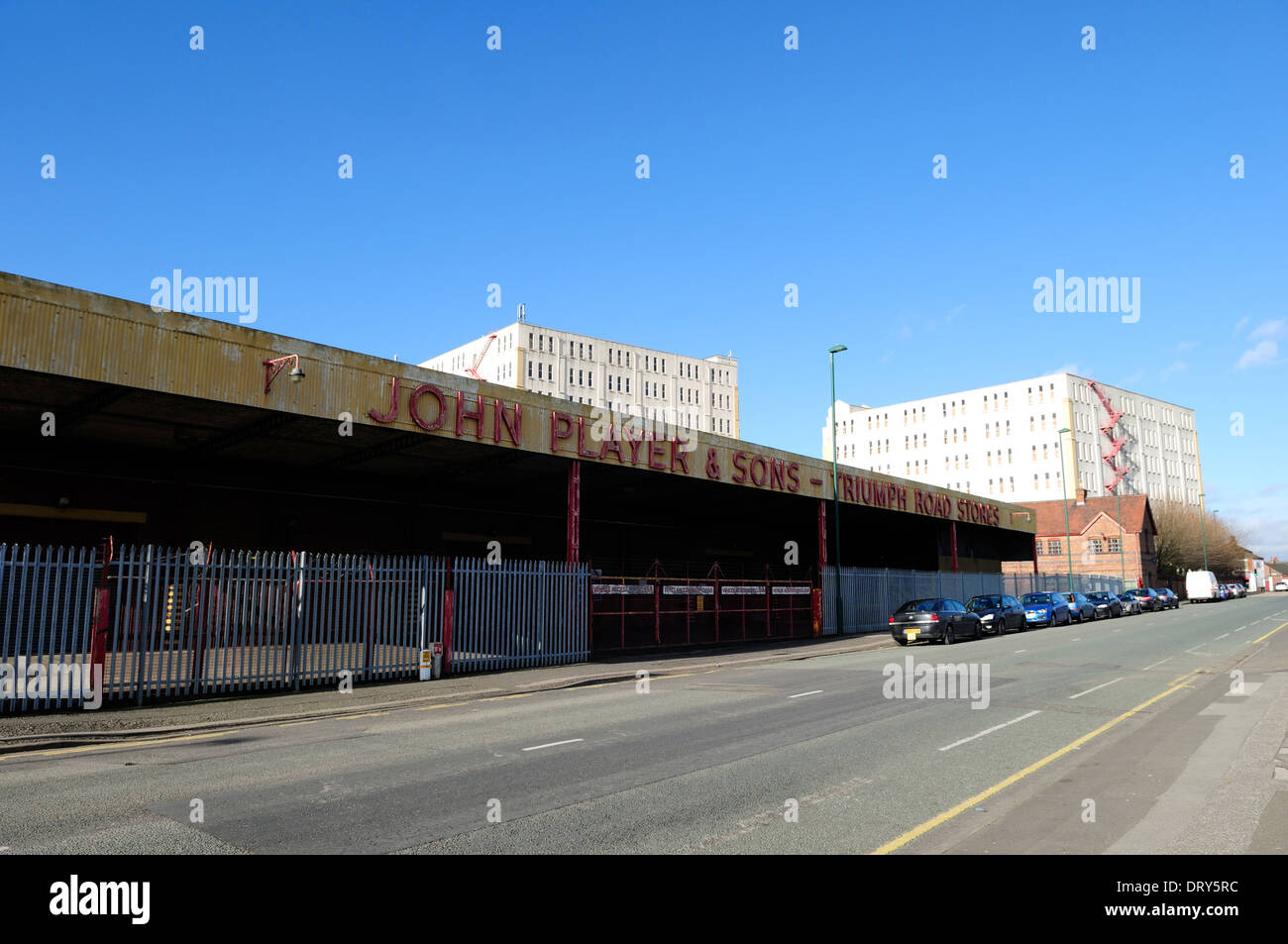 John Player & Söhne Lager, Triumph Straße Nottingham, UK Stockfoto