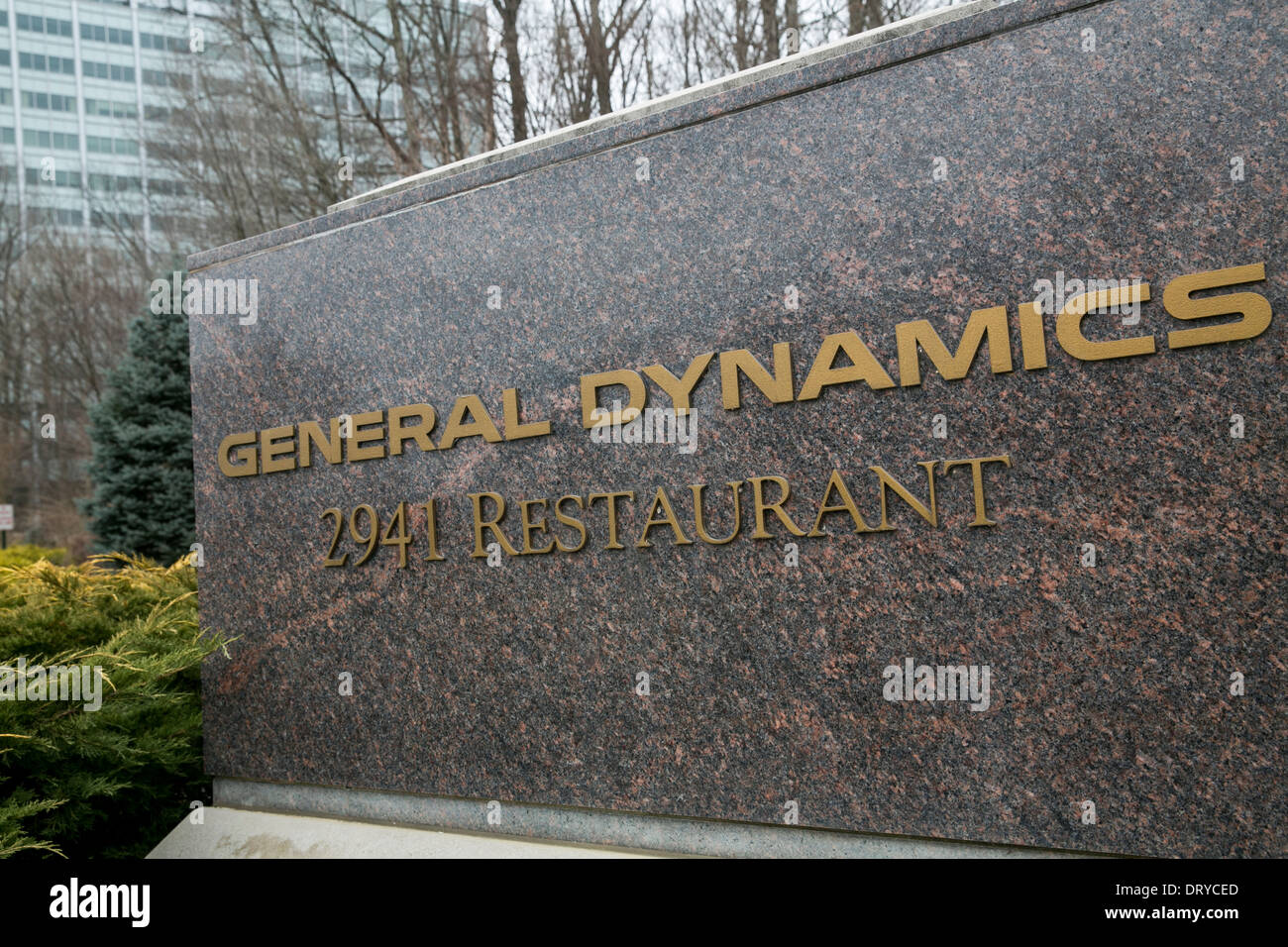 Das Hauptquartier von General Dynamics in Falls Church, Virginia. Stockfoto