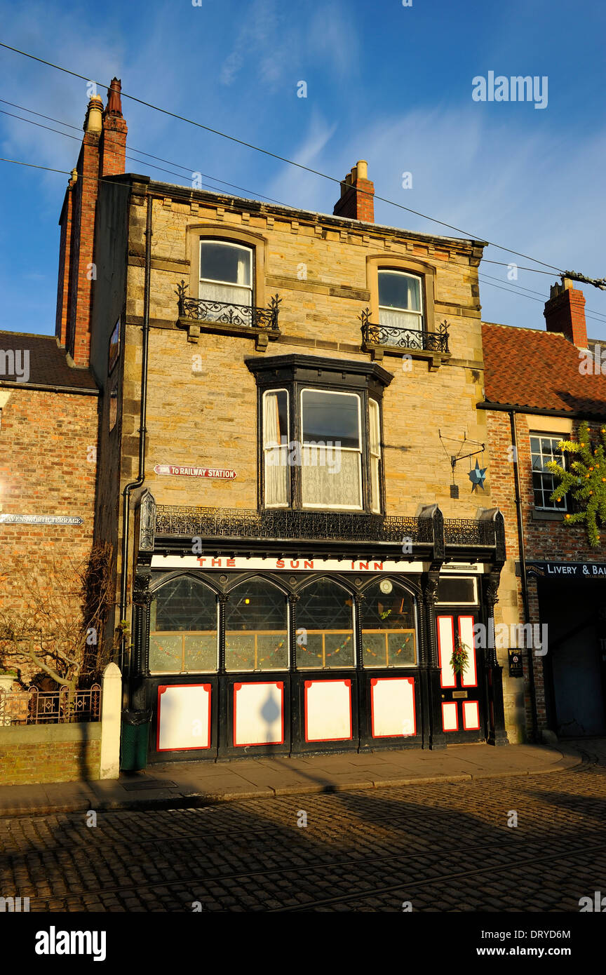 Das Sun Inn - Beamish Open Air Museum, County Durham, England Stockfoto