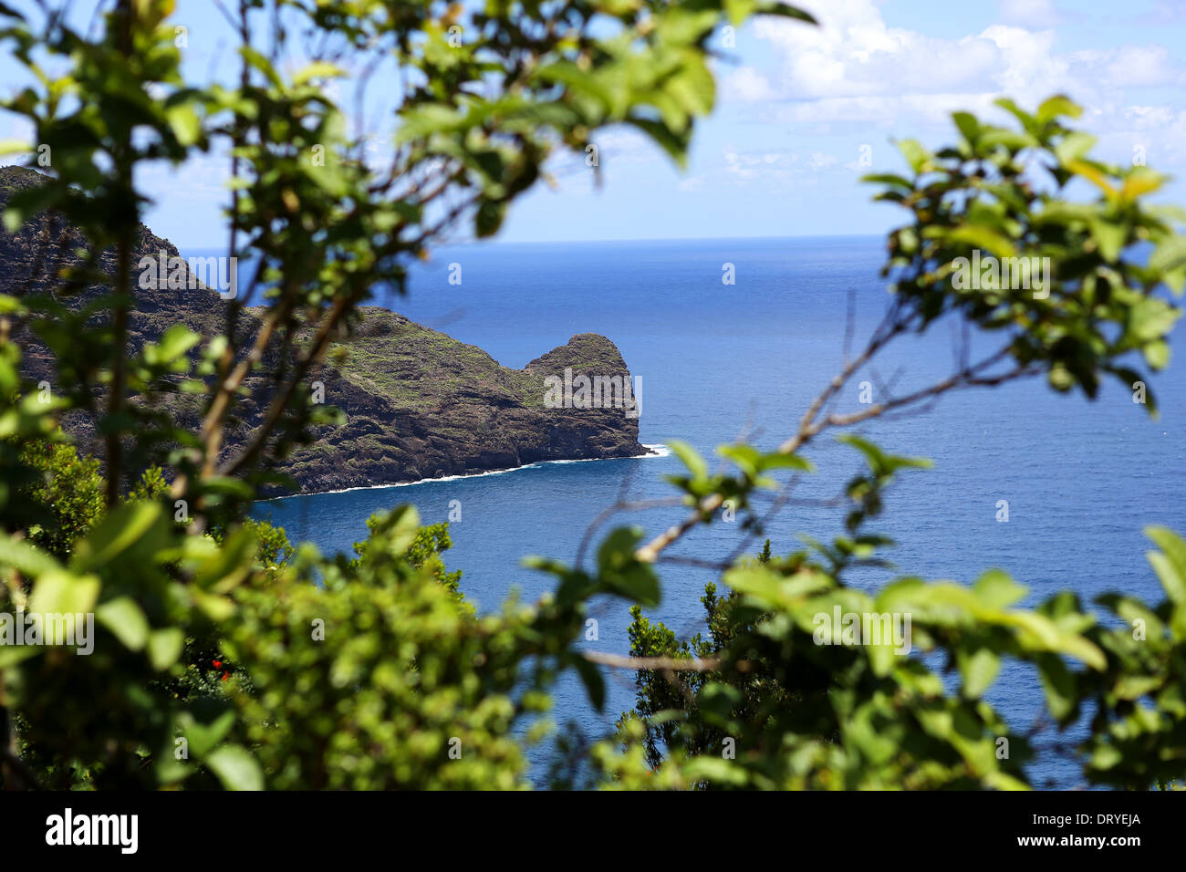 große anzeigen Montain Madeira Stockfoto