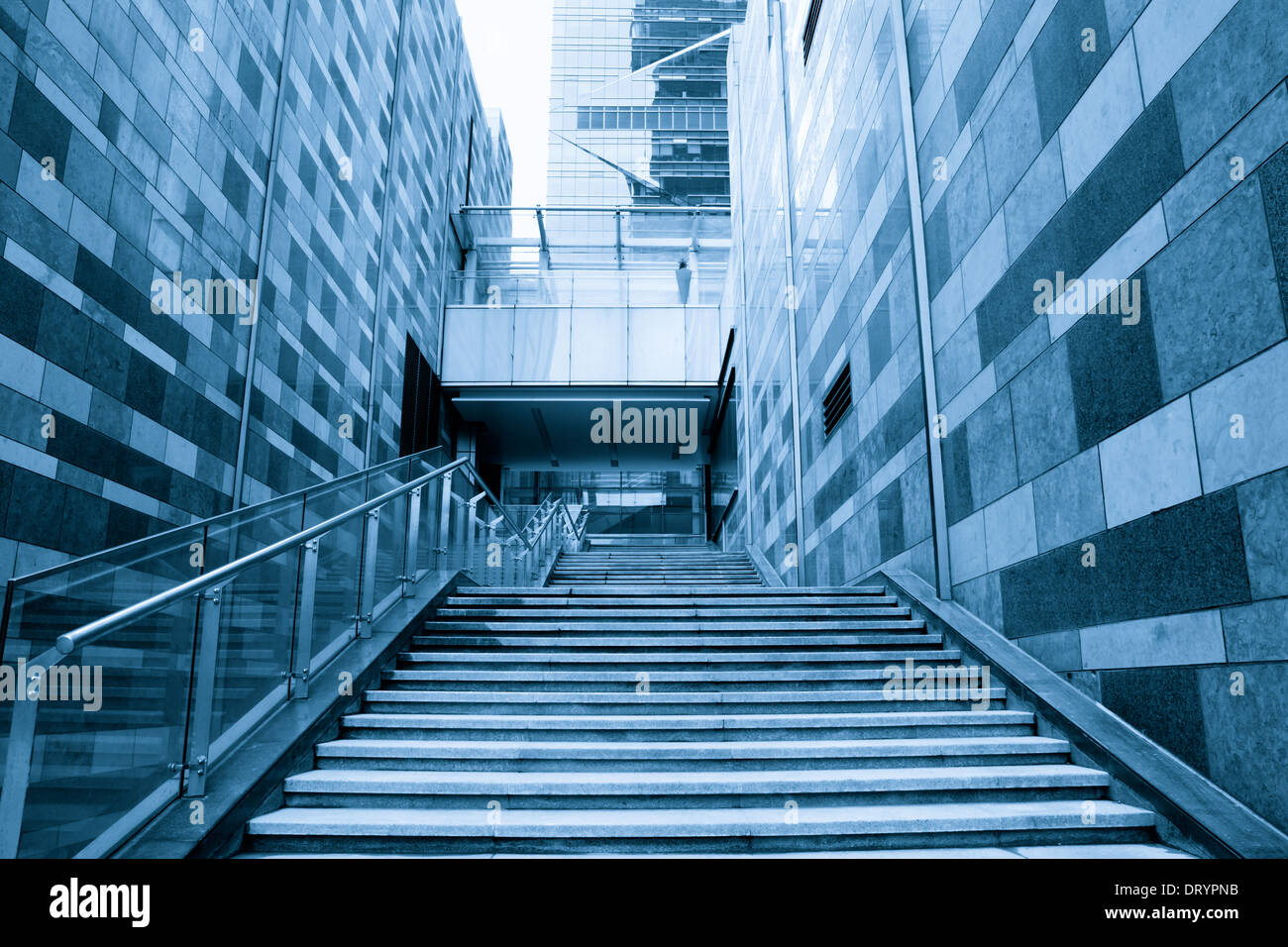 modernes Gebäude Treppe Stockfoto