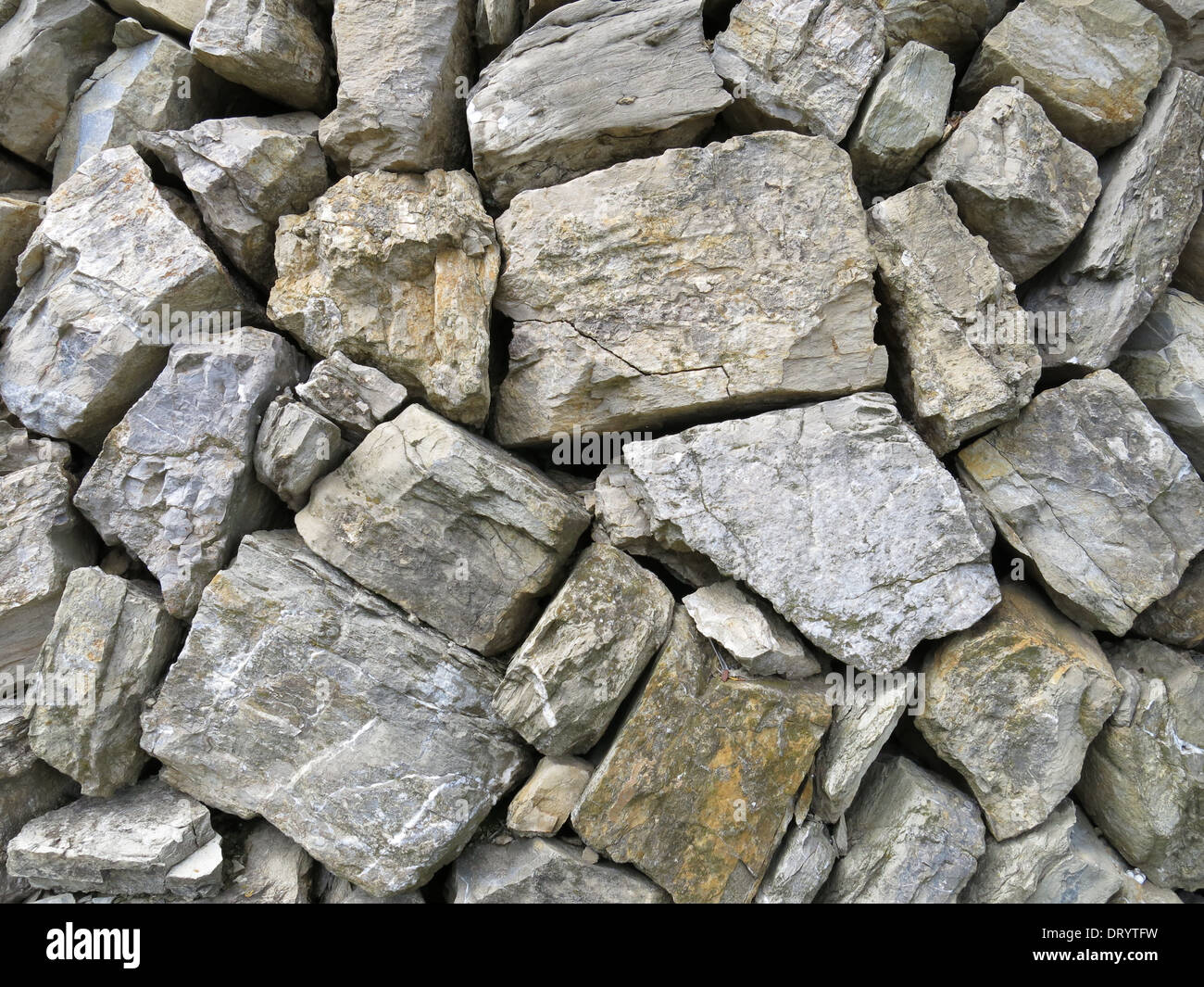 Natursteinmauer Hintergrundtextur Stockfoto