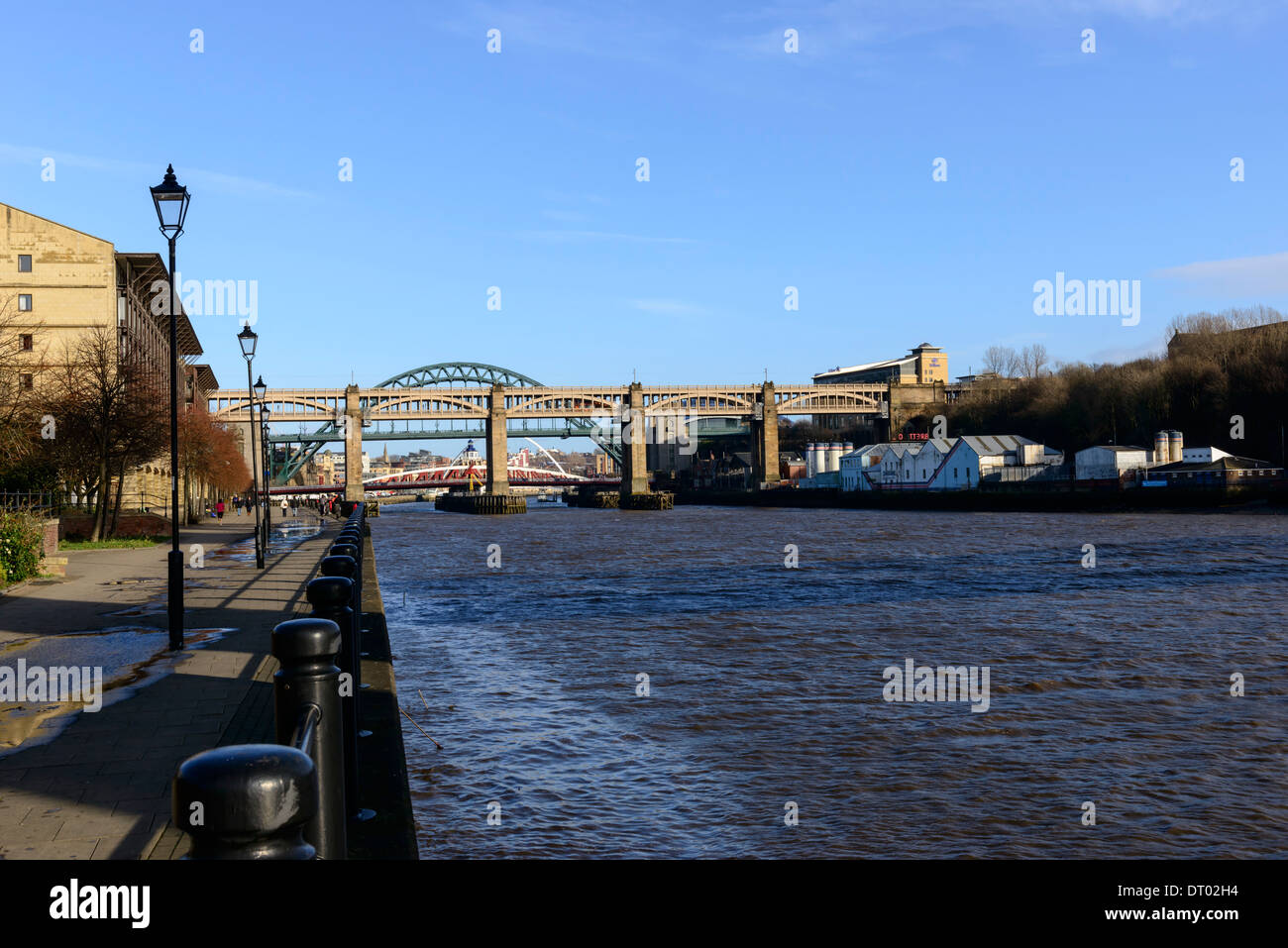 Tyne Bridges Stockfoto