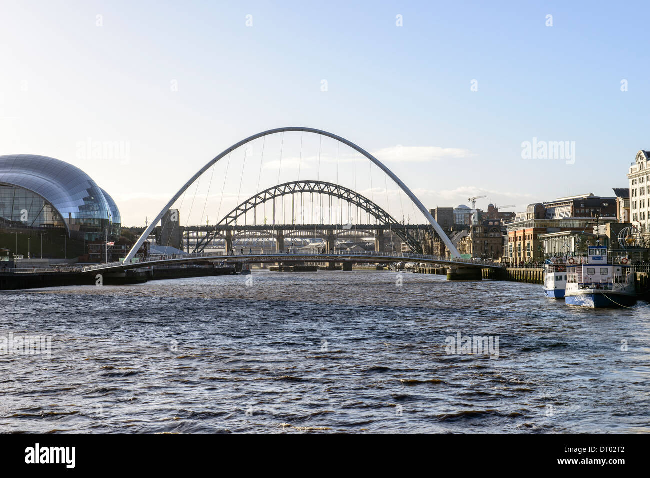 Tyne Bridges Stockfoto