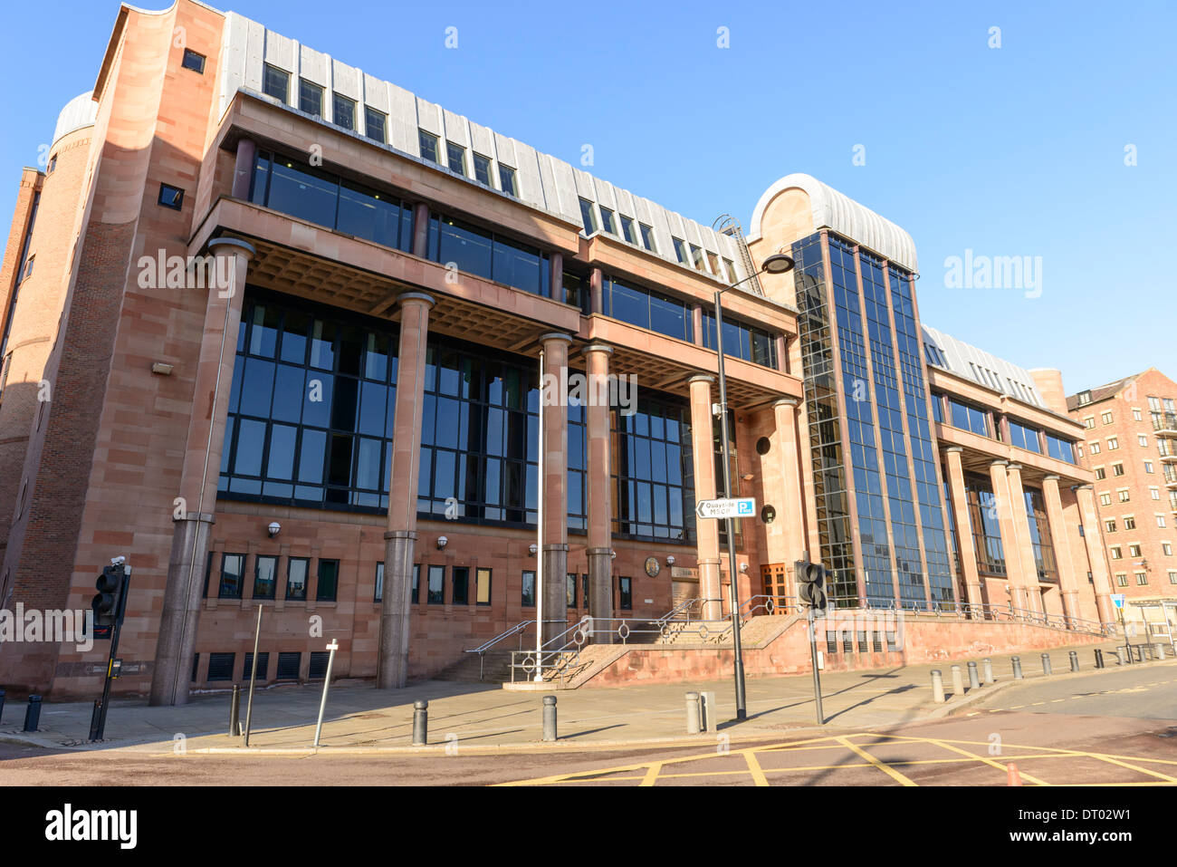 Newcastle-Amtsgericht Stockfoto